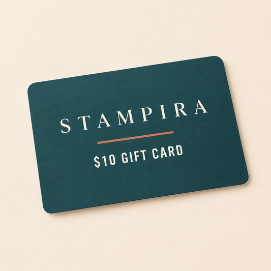 Stampira $10 gift card - free with the Buy 3 Get 3 Free pack