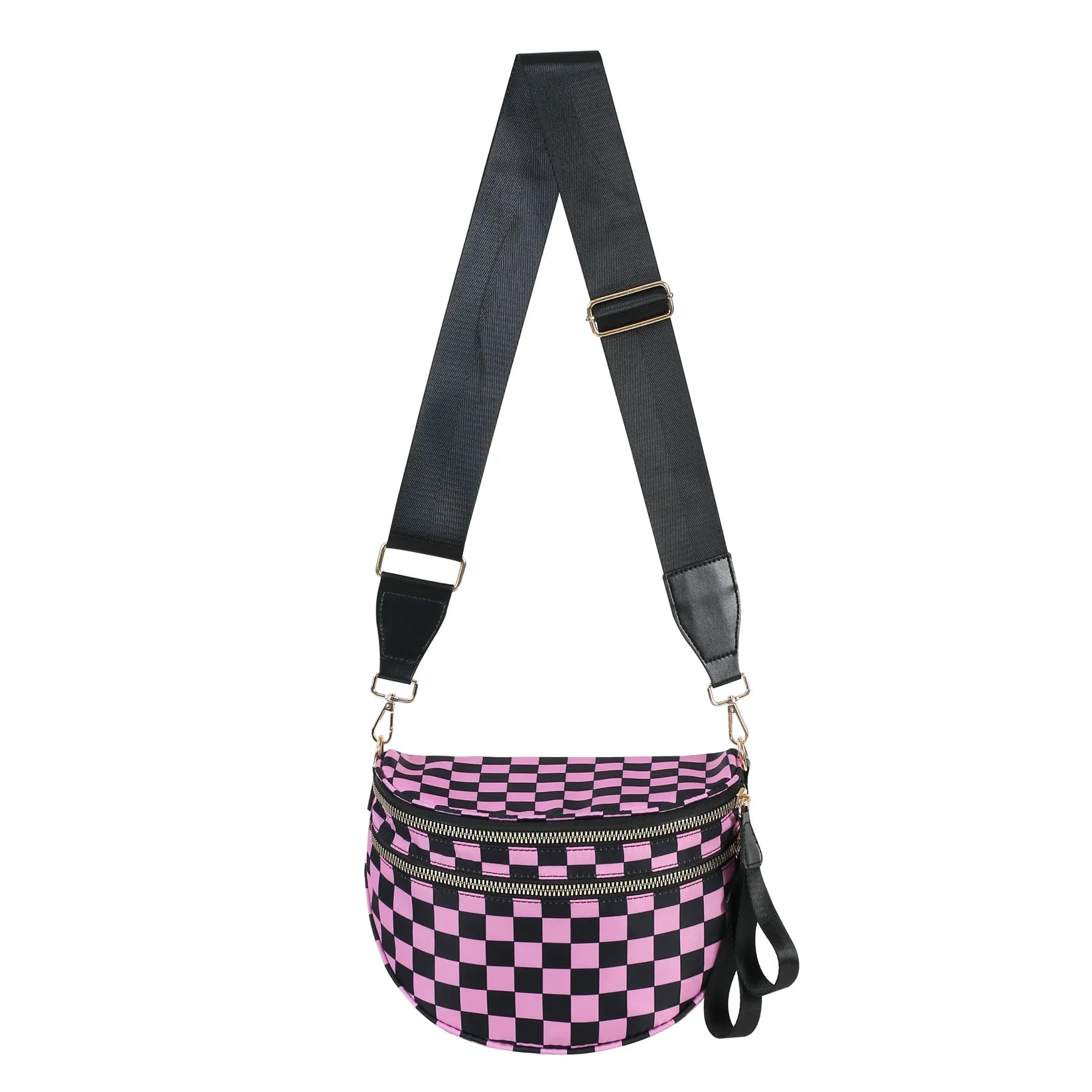 Checkered Pink and Black