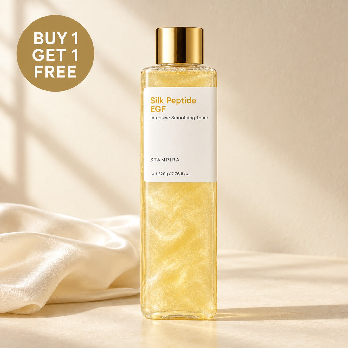 Stampira Silk Peptide EGF toner bottle - Buy 1 Get 1 Free